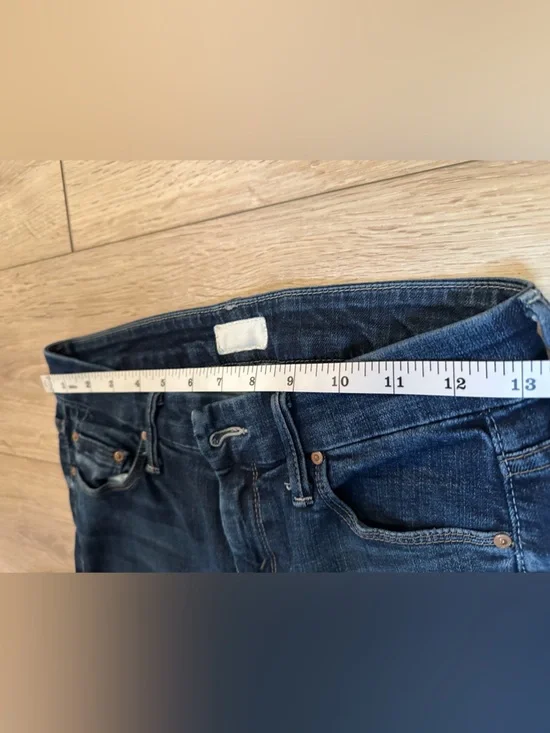 MOTHER the Looker Slow Ride Skinny Jeans in Dark Indigo - Picture 8 of 10